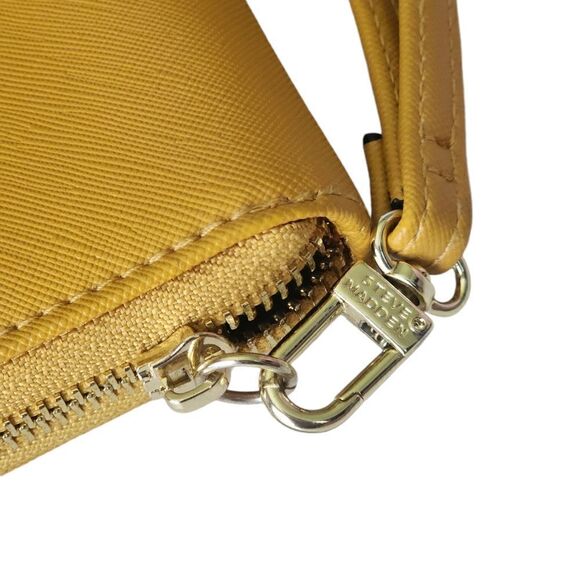 Steve Madden Wristlet Wallet in Mustard Yellow - Picture 5 of 10